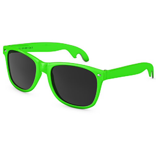 SunShine Cheers Glänzend - UV 400 , Promo Effects, grün, Rahmen aus Polycarbonat und Glass aus AC, 14,50cm x 4,80cm x 15,00cm (Länge x Höhe x Breite), Bild 1