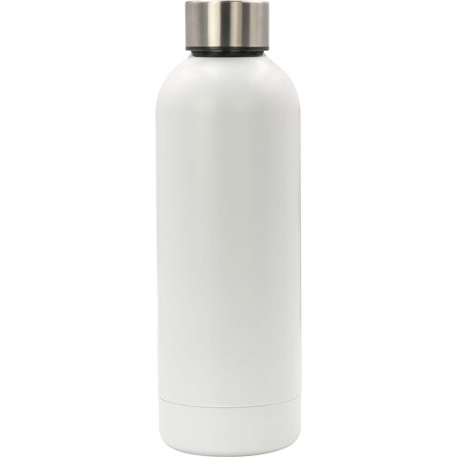Isolierflasche Sublimation 500ml , weiß, Edelstahl & PP, 22,60cm (Höhe), Bild 1