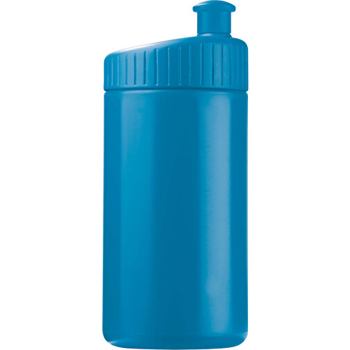Sportflasche Design 500ml , hellblau, LDPE & PP, 17,80cm (Höhe), Bild 1