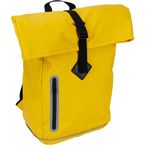 Sicherheits Rucksack , gelb, PolJater, 40,00cm x 45,00cm x 15,00cm (Länge x Höhe x Breite), Bild 1