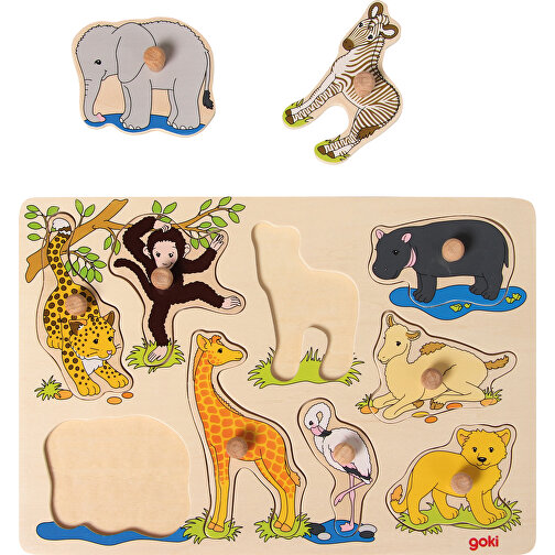 Puzzle di animali africani per bambini, Immagine 2