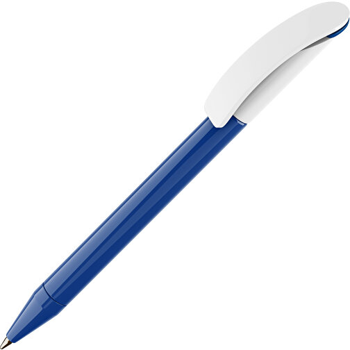 Prodir DS3 TPP Twist Kugelschreiber , Prodir, blau/weiß, Kunststoff, 13,80cm x 1,50cm (Länge x Breite), Bild 1
