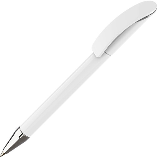 Prodir DS3 TPC Twist Kugelschreiber , Prodir, weiß, Kunststoff/Metall, 13,80cm x 1,50cm (Länge x Breite), Bild 1