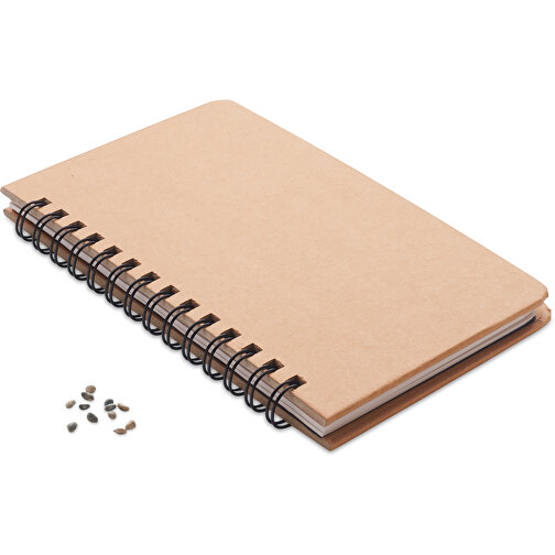 Grownotebook™ , beige, Karton, 14,00cm x 1,50cm x 21,20cm (Länge x Höhe x Breite), Bild 8