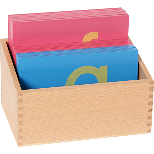 Box Für Sandpapierbuchstaben , , 21,50cm x 12,00cm x 15,00cm (Länge x Höhe x Breite), Bild 2