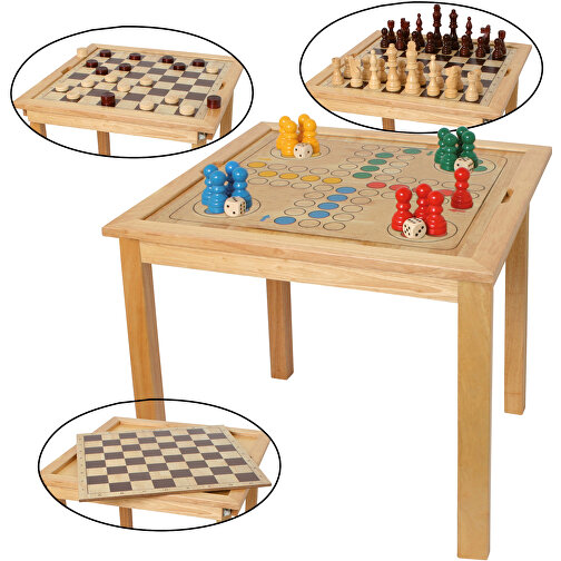 Table de jeu d\'échecs/de dames - Ludo, Image 2