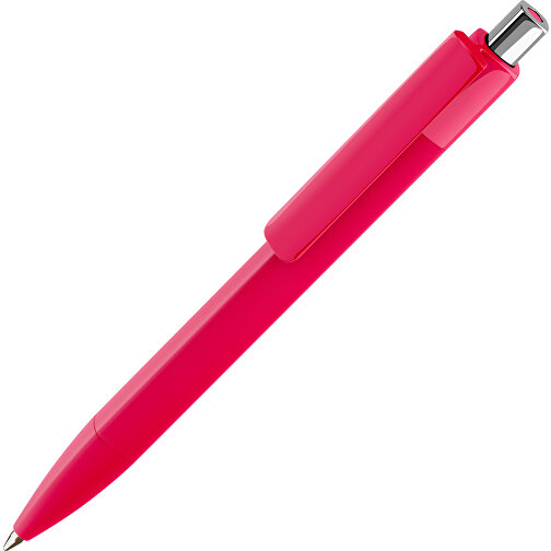 Prodir DS4 PMM Push Kugelschreiber , Prodir, rot/silber poliert, Kunststoff, 14,10cm x 1,40cm (Länge x Breite), Bild 1