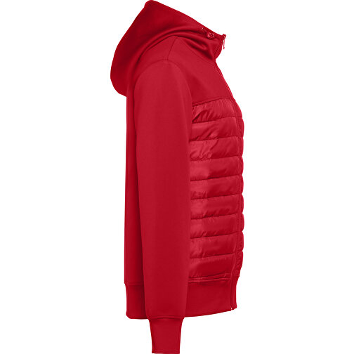 THC SKOPJE. Herren-Kapuzenjacke Aus 300T-Taft , rot, Polyester, S, 66,00cm x 52,00cm (Länge x Breite), Bild 3