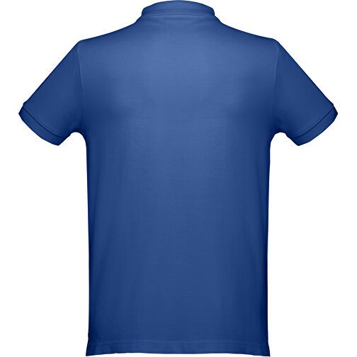 THC DHAKA. Herren Poloshirt , königsblau, 100% Baumwolle, XXL, 77,50cm x 61,00cm (Länge x Breite), Bild 2