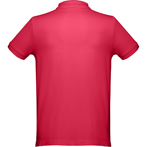 THC DHAKA. Herren Poloshirt , rot, 100% Baumwolle, XXL, 77,50cm x 61,00cm (Länge x Breite), Bild 2