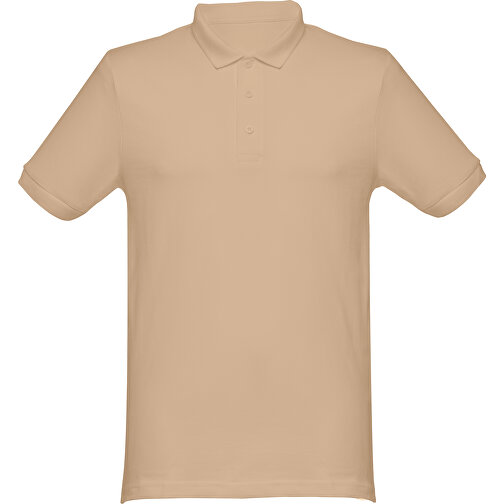 THC MONACO. Herren Poloshirt , hellbraun, 100% Baumwolle, XL, 75,50cm x 58,00cm (Länge x Breite), Bild 1