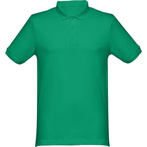 THC MONACO. Herren Poloshirt , grün, 100% Baumwolle, XL, 75,50cm x 58,00cm (Länge x Breite), Bild 1
