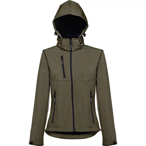 THC ZAGREB WOMEN. Giacca softshell da donna, con cappuccio rimovibile, Immagine 4