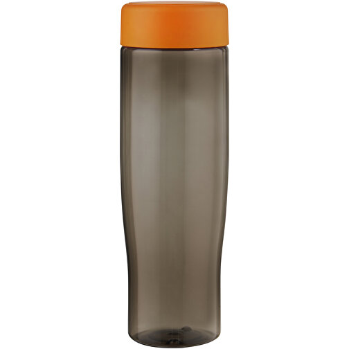 H2O Active® Eco Tempo 700 Ml Wasserflasche Mit Drehdeckel , orange / kohle, PCR Kunststoff, PP Kunststoff, 22,20cm (Höhe), Bild 4