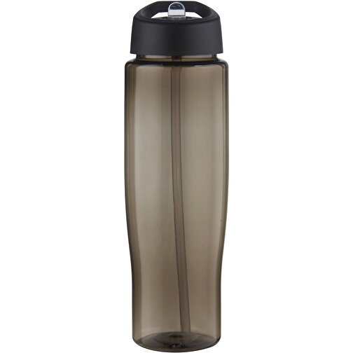 H2O Active® Eco Tempo 700 Ml Sportflasche Mit Ausgussdeckel , schwarz / kohle, PCR Kunststoff, PP Kunststoff, 23,40cm (Höhe), Bild 3