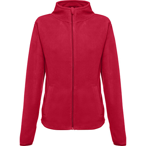 THC HELSINKI WOMEN. Polarfleecejacke Aus Polyester Mit Gürtel Für Damen , rot, Polyester, S, 62,00cm x 44,00cm (Länge x Breite), Bild 1