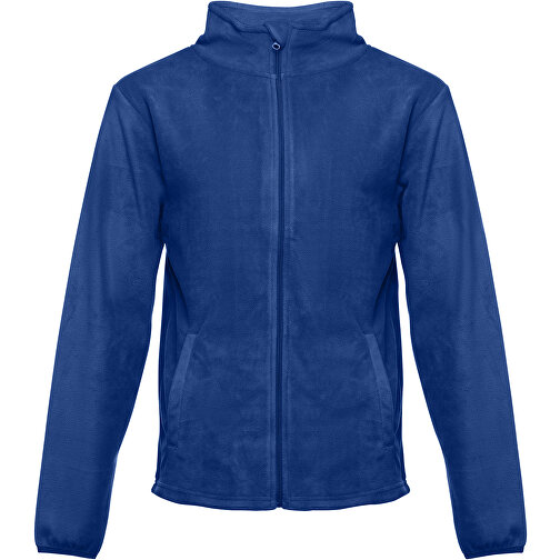 THC HELSINKI. Herren-Fleecejacke Aus Polyester , königsblau, Polyester, L, 73,00cm x 57,00cm (Länge x Breite), Bild 1