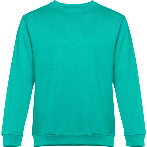 THC DELTA. Sweatshirt (unisex) Aus Baumwolle Und Polyester , türkisgrün, Baumwolle und Polyester, M, 69,00cm x 55,00cm (Länge x Breite), Bild 1