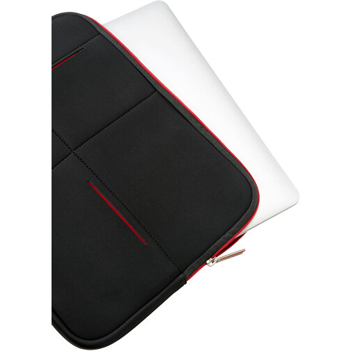 Samsonite - Airglow Sleeves - Laptophülle 14,1' , Samsonite, black/red, Neopren, 26,00cm x 5,00cm x 36,00cm (Länge x Höhe x Breite), Bild 2