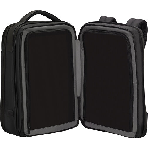 Samsonite - Litepoint - Laptop Rucksack 17,3' Exp , Samsonite, black, 95% RPET Polyester & PU X4 Coating + 5% Polyester, 46,00cm x 18,00cm x 32,00cm (Länge x Höhe x Breite), Bild 5