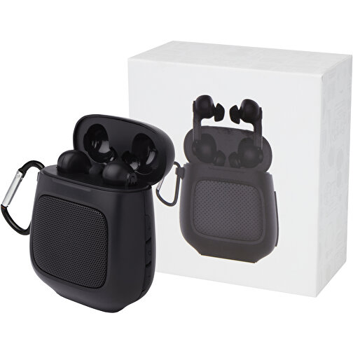 Remix Auto Pair True Wireless Ohrhörer Und Lautsprecher , schwarz, ABS Kunststoff, 7,10cm x 8,10cm x 3,90cm (Länge x Höhe x Breite), Bild 8