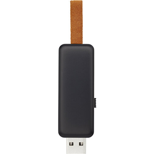 Gleam 4 GB USB-Stick Mit Leuchtfunktion , schwarz MB , 4 GB , ABS Kunststoff MB , 6,00cm x 1,00cm x 2,50cm (Länge x Höhe x Breite), Bild 4