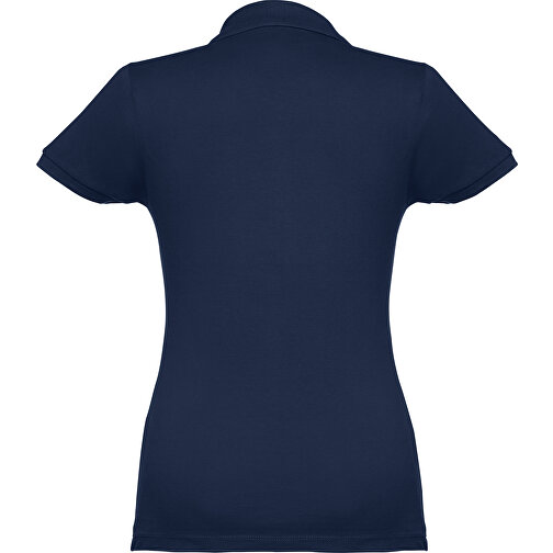 THC EVE. Damen Poloshirt , blau, 100% Baumwolle, M, 62,00cm x 43,00cm (Länge x Breite), Bild 2