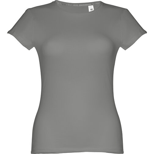 THC SOFIA. Tailliertes Damen-T-Shirt , grau, 100% Baumwolle, XXL, 68,00cm x 53,00cm (Länge x Breite), Bild 1