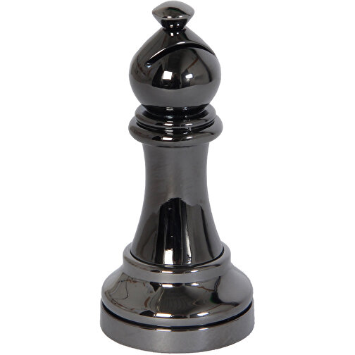 Black Cast Puzzle Chess Bishop (Fou), Image 1