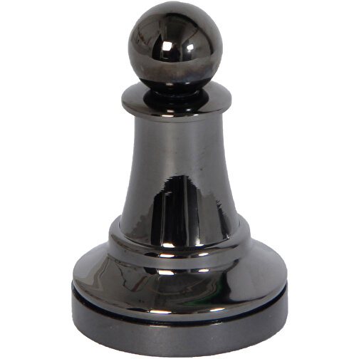Peón de ajedrez negro fundido (Peón), Imagen 1