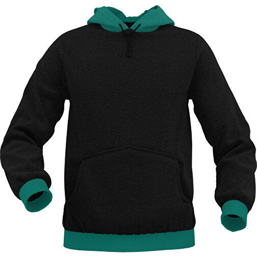 Hoodie Urban - Inkl. Individueller Gestaltung , tannengrün, 70% Baumwolle, 30 % Polyester, M, , Bild 1