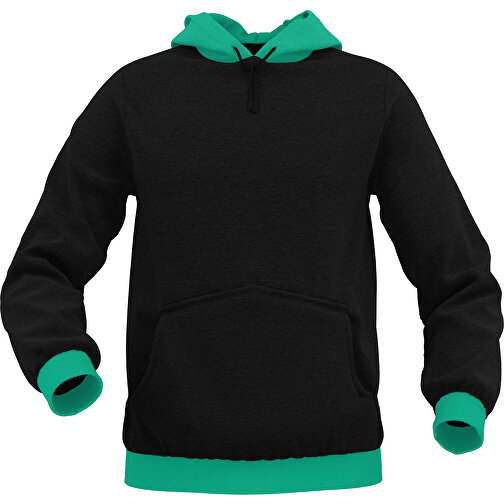 Hoodie Urban - Inkl. Individueller Gestaltung , grün, 70% Baumwolle, 30 % Polyester, S, , Bild 1