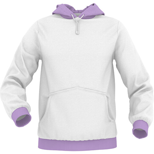 Hoodie Urban - Inkl. Individueller Gestaltung , lila, 70% Baumwolle, 30 % Polyester, S, , Bild 1