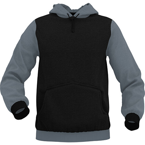 Hoodie Urban - Inkl. Individueller Gestaltung , grau, 70% Baumwolle, 30 % Polyester, XL, , Bild 1