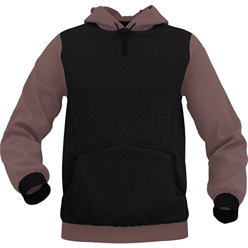 Hoodie Urban - Inkl. Individueller Gestaltung , kastanienbraun, 70% Baumwolle, 30 % Polyester, M, , Bild 1