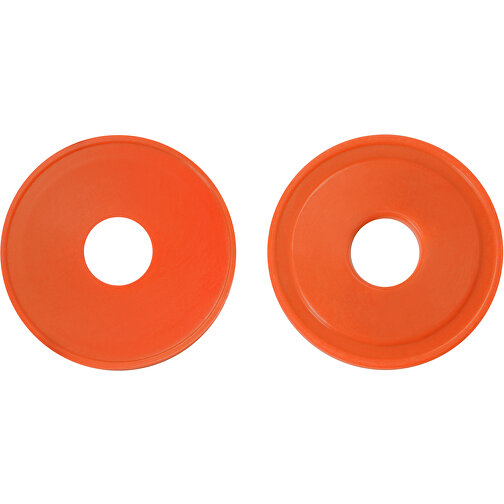 1€-Chip , orange, ABS, 0,20cm (Höhe), Bild 1
