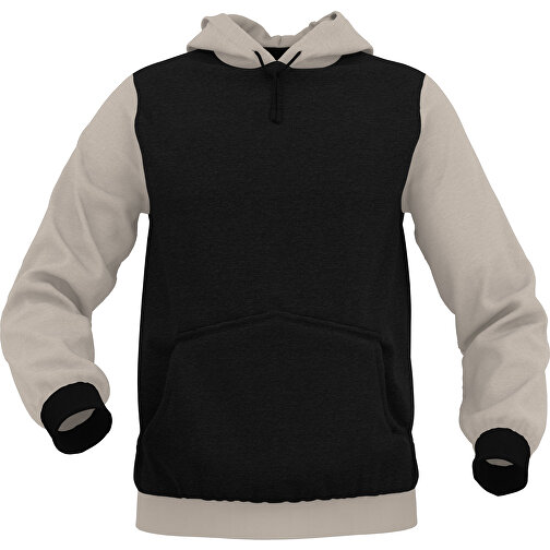 Hoodie Urban - Inkl. Individueller Gestaltung , zartgrau, 70% Baumwolle, 30 % Polyester, XL, , Bild 1