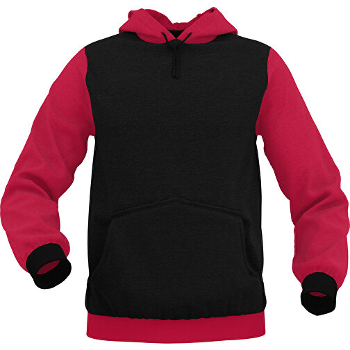 Hoodie Urban - Inkl. Individueller Gestaltung , weinrot, 70% Baumwolle, 30 % Polyester, XL, , Bild 1