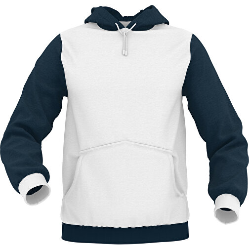 Hoodie Urban - Inkl. Individueller Gestaltung , nachtblau, 70% Baumwolle, 30 % Polyester, L, , Bild 1