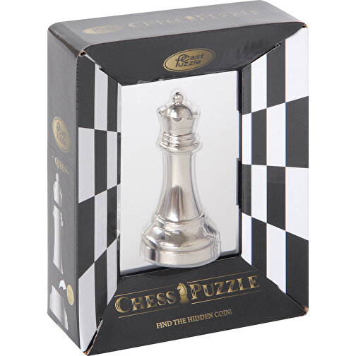 Cast Puzzle Chess Queen (dronning), Billede 2