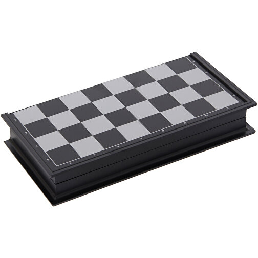 Schachkassette Magnetisch Schwarz , , 25,00cm x 2,00cm x 25,00cm (Länge x Höhe x Breite), Bild 2