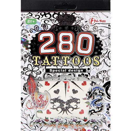 Tattoo Stickerbuch (280) Sortiert , , 12,50cm x 0,20cm x 18,50cm (Länge x Höhe x Breite), Bild 1