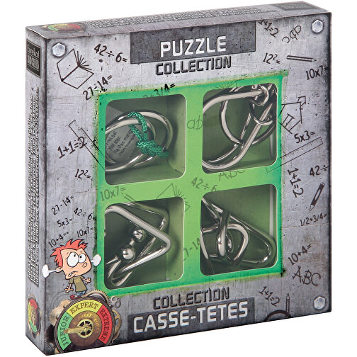 Metal Puzzles Collection Junior (4) , , 20,00cm x 4,00cm x 20,00cm (Länge x Höhe x Breite), Bild 3