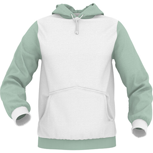 Hoodie Urban - Inkl. Individueller Gestaltung , zartgrün, 70% Baumwolle, 30 % Polyester, XL, , Bild 1