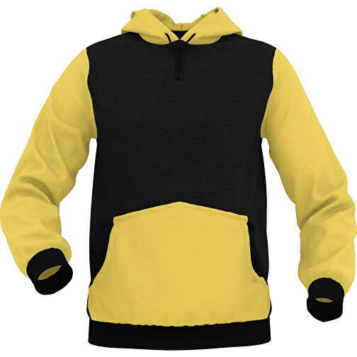 Hoodie Urban - Inkl. Individueller Gestaltung , gelb, 70% Baumwolle, 30 % Polyester, XXL, , Bild 1
