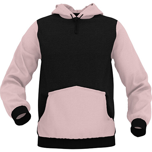 Hoodie Urban - Inkl. Individueller Gestaltung , zartrosa, 70% Baumwolle, 30 % Polyester, XXL, , Bild 1