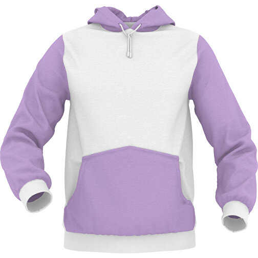 Hoodie Urban - Inkl. Individueller Gestaltung , lila, 70% Baumwolle, 30 % Polyester, L, , Bild 1