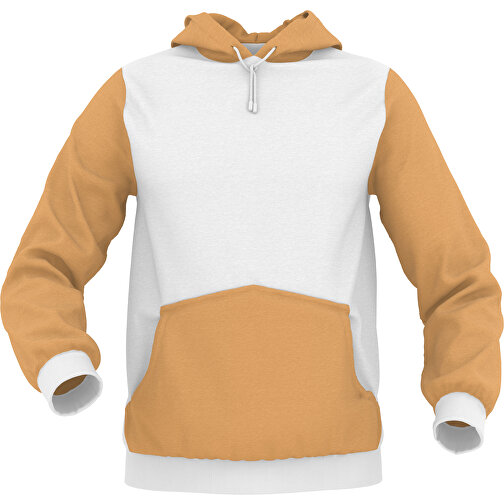 Hoodie Urban - Inkl. Individueller Gestaltung , olivorange, 70% Baumwolle, 30 % Polyester, L, , Bild 1