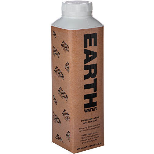 EARTH Water Tetra Pak 500 Ml , braun, Karton, 5,50cm x 19,00cm x 5,50cm (Länge x Höhe x Breite), Bild 1