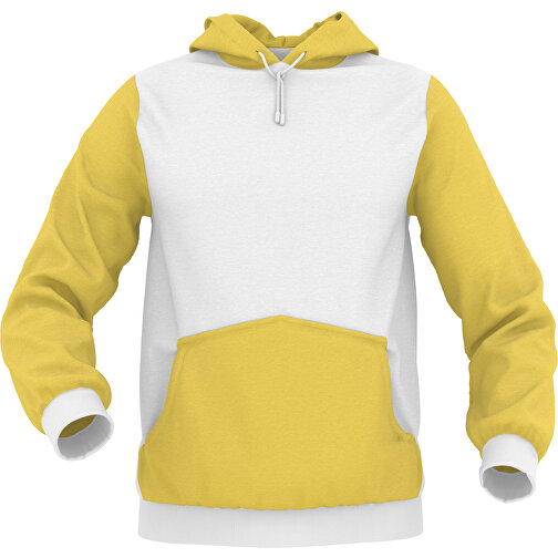 Hoodie Urban - Inkl. Individueller Gestaltung , gelb, 70% Baumwolle, 30 % Polyester, L, , Bild 1